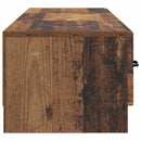 TV-skab Gammelt træ 147 x 34,5 x 27 cm Konstrueret træ
