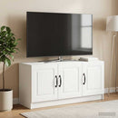 TV-skab Hvid 99 x 34,5 x 47 cm Konstrueret træ