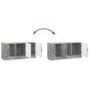 TV-skab Betongrå 99 x 34,5 x 47 cm Konstrueret træ