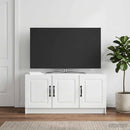 TV-skab Hvid højglans 99 x 34,5 x 47 cm Konstrueret træ