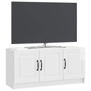 TV-skab Hvid højglans 99 x 34,5 x 47 cm Konstrueret træ