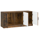TV-skab Røget eg 99 x 34,5 x 47 cm Konstrueret træ