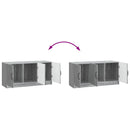 TV-skab Grå sonoma-eg 99 x 34,5 x 47 cm Konstrueret træ