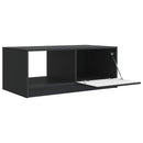 Sofabord Sort 90 x 50 x 37 cm Konstrueret træ