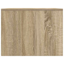 Sofabord Sonoma-eg 90 x 50 x 37 cm Konstrueret træ