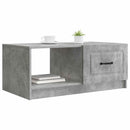 Sofabord Betongrå 90 x 50 x 37 cm Konstrueret træ
