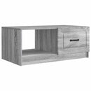 Sofabord Grå sonoma-eg 90 x 50 x 37 cm Konstrueret træ