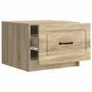 Sofabord med skuffe Sonoma-eg 49 x 50 x 37 cm Konstrueret træ