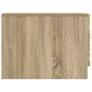Sofabord med skuffe Sonoma-eg 49 x 50 x 37 cm Konstrueret træ