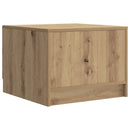 Sofabord med skuffe Artisan-eg 49 x 50 x 37 cm Konstrueret træ