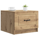 Sofabord med skuffe Artisan-eg 49 x 50 x 37 cm Konstrueret træ