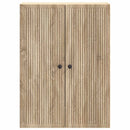 Vægmonteret skab Sonoma-eg 66 x 34,5 x 90 cm Konstrueret træ