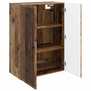 Vægmonteret skab Gammelt træ 66 x 34,5 x 90 cm Konstrueret træ