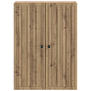 Vægmonteret skab 66 x 34,5 x 90 cm Konstrueret træ Artisan-eg