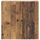 Vægmonteret skab Gammelt træ 59 x 31 x 60 cm Konstrueret træ