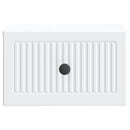 Væghængt Natbord 2 pcs Hvid 33 x 34,5 x 20 cm Konstrueret træ