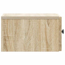 Væghængt Natbord Sonoma-eg 33 x 34,5 x 20 cm Konstrueret træ