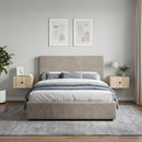 Væghængt Natbord med skuffe 2 pcs Sonoma-eg 33 x 34,5 x 20 cm