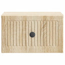 Væghængt Natbord med skuffe 2 pcs Sonoma-eg 33 x 34,5 x 20 cm
