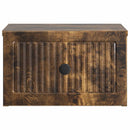 Væghængt Natbord med skuffe 2 pcs Røget eg 33 x 34,5 x 20 cm