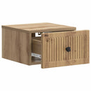 Væghængt Natbord med skuffe 2 pcs Artisan-eg 33 x 34,5 x 20 cm