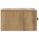 Væghængt Natbord med skuffe 2 pcs Artisan-eg 33 x 34,5 x 20 cm