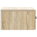 Natskab 2 pcs Sonoma-eg 49 x 34,5 x 20 cm Konstrueret træ