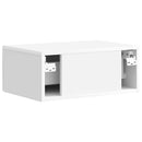 Natskab Hvid højglans 49 x 34,5 x 20 cm Konstrueret træ