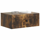 Natskab 2 pcs Røget eg 49 x 34,5 x 20 cm Konstrueret træ