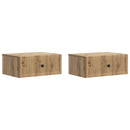 Natskab 2 pcs Artisan-eg 49 x 34,5 x 20 cm Konstrueret træ