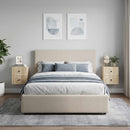 Væghængt Natbord med skuffe 2 pcs Sonoma-eg 33 x 34,5 x 40 cm
