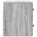 Væghængt Natbord 2 pcs Grå sonoma-eg 33 x 34,5 x 40 cm