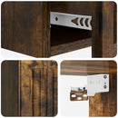 Væghængt Sideskab Røget eg 59 x 34,5 x 17 cm Konstrueret træ