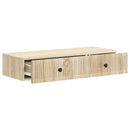 Væghængt Sideskab Sonoma-eg 87,5 x 34,5 x 17 cm Konstrueret træ