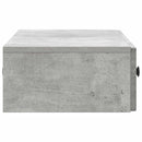 Væghængt Sideskab Betongrå 87,5 x 34,5 x 17 cm Konstrueret træ