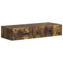 Væghængt Sideskab Røget eg 87,5 x 34,5 x 17 cm Konstrueret træ