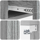 Væghængt Sideskab Grå sonoma-eg 87,5 x 34,5 x 17 cm