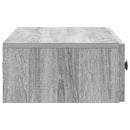 Væghængt Sideskab Grå sonoma-eg 87,5 x 34,5 x 17 cm