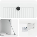 Væghængt TV-skab Hvid 59,5 x 41 x 30 cm Konstrueret træ