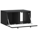 Væghængt TV-skab Sort 59,5 x 41 x 30 cm Konstrueret træ