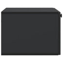Væghængt TV-skab Sort 59,5 x 41 x 30 cm Konstrueret træ