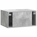 Væghængt TV-skab Betongrå 59,5 x 41 x 30 cm Konstrueret træ