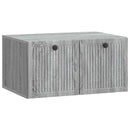 Væghængt TV-skab Vægmonteret Grå sonoma-eg 59,5 x 41 x 30 cm