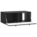 Væghængt TV-skab Sort 78,5 x 41 x 30 cm Konstrueret træ