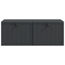 Væghængt TV-skab Sort 78,5 x 41 x 30 cm Konstrueret træ