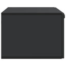 Væghængt TV-skab Sort 78,5 x 41 x 30 cm Konstrueret træ
