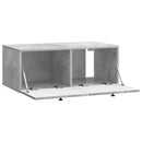 Væghængt TV-skab Betongrå 78,5 x 41 x 30 cm Konstrueret træ