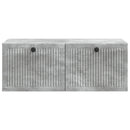 Væghængt TV-skab Betongrå 78,5 x 41 x 30 cm Konstrueret træ