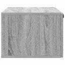 Væghængt TV-skab Vægmonteret Grå sonoma-eg 78,5 x 41 x 30 cm