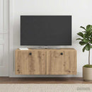 Væghængt TV-skab 78,5 x 41 x 30 cm Artisan-eg Konstrueret træ